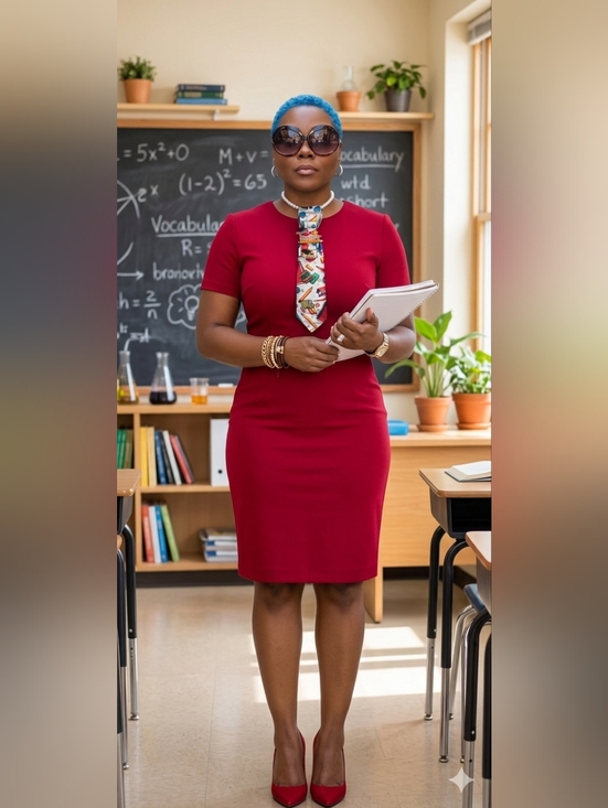 Jewelry - Handcrafted Luxury Fashion Necktie Necklace 📿 (THE TEACHER'S PET)